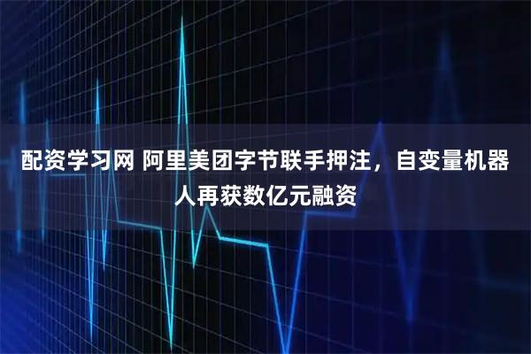 配资学习网 阿里美团字节联手押注，自变量机器人再获数亿元融资