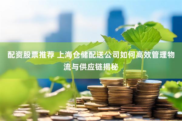 配资股票推荐 上海仓储配送公司如何高效管理物流与供应链揭秘